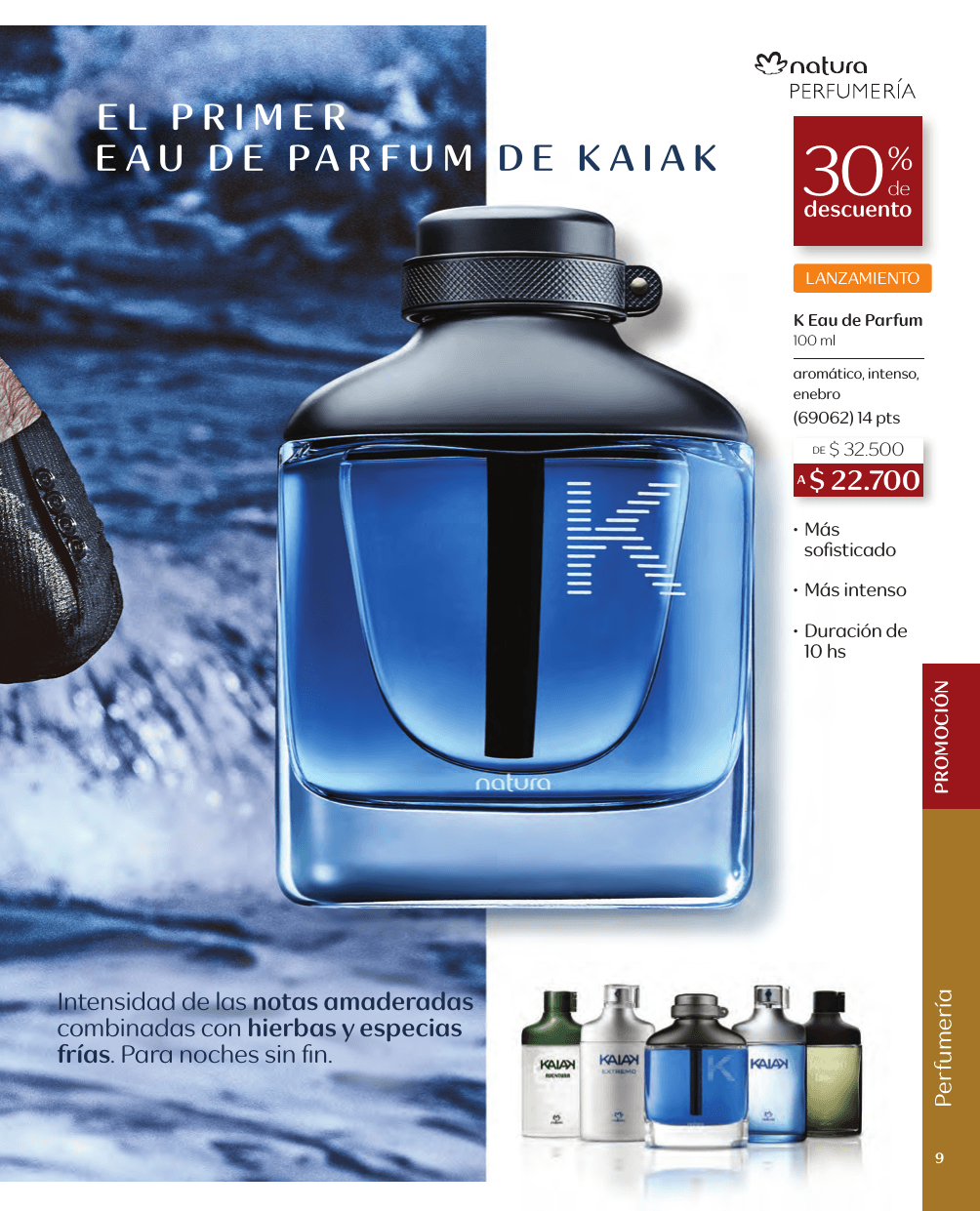 K de Kaiak Masculino 100 ml - $ - Patty Natura Viña del Mar