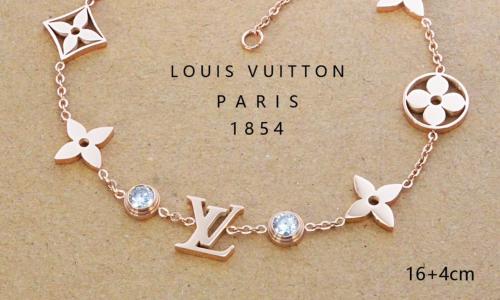 Pulseras Louis Vuitton unisex color plata y oro.